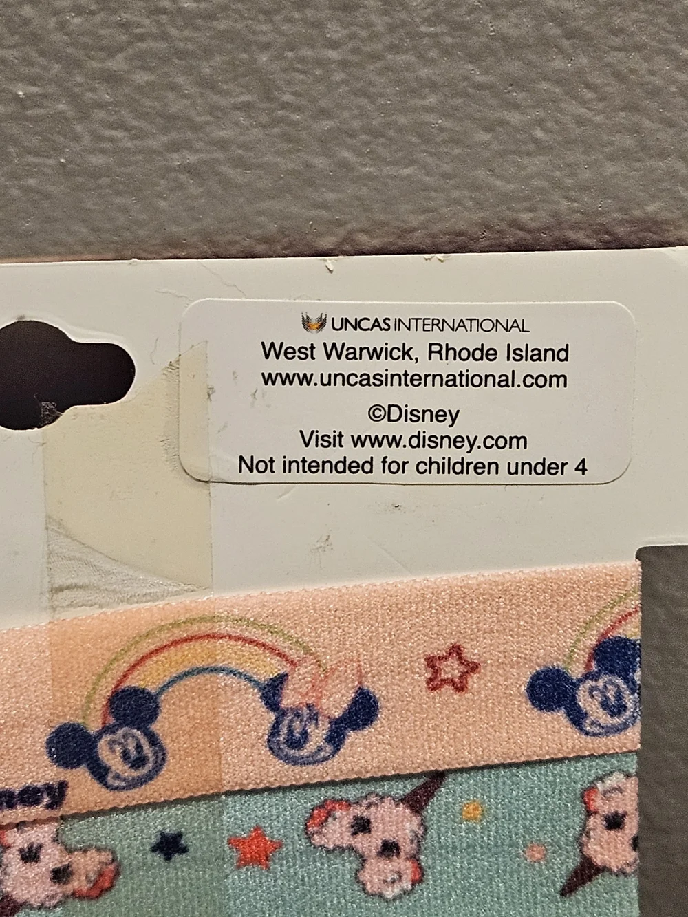 Disney Elastic Hair Ties - Minnie & Mickey Park Snacks - 5 Pack